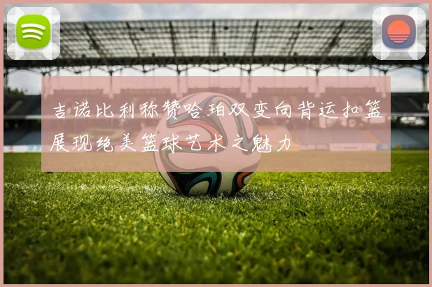 吉诺比利称赞哈珀双变向背运扣篮展现绝美篮球艺术之魅力
